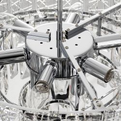 Citilux SAGRADA CL317251 Люстра хрустальная подвесная Хром