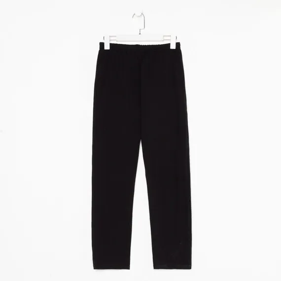 Брюки домашние женские, цвет чёрный, размер 48