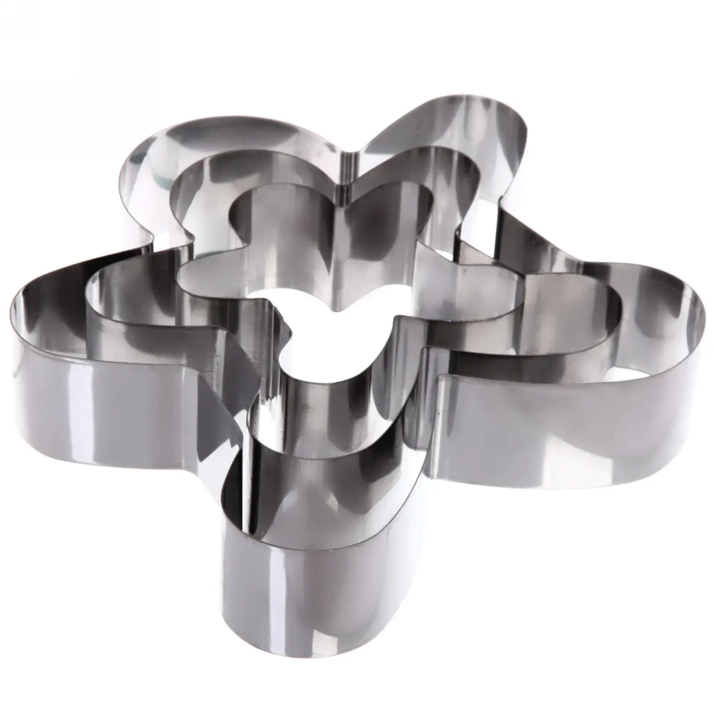 Форма для выпечки в наборе 3шт «Пряничный человечек» (20*4,5см, 15*4,5см, 10*4,5см)