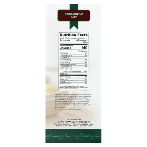 Stonewall Kitchen, смесь для кукурузного хлеба, 453,6 г (16 унций)