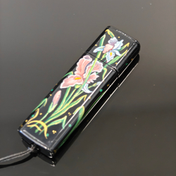 Флешка USB в футляре с ручной росписью "Ирисы"