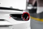 Карбоновые накладки на задние фонари на замену для Ferrari 488 GTB Spider 2015-2020 Феррари