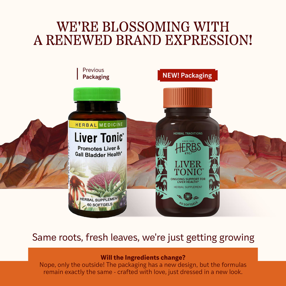 Herbs Etc., Liver Tonic™, 60 капсул