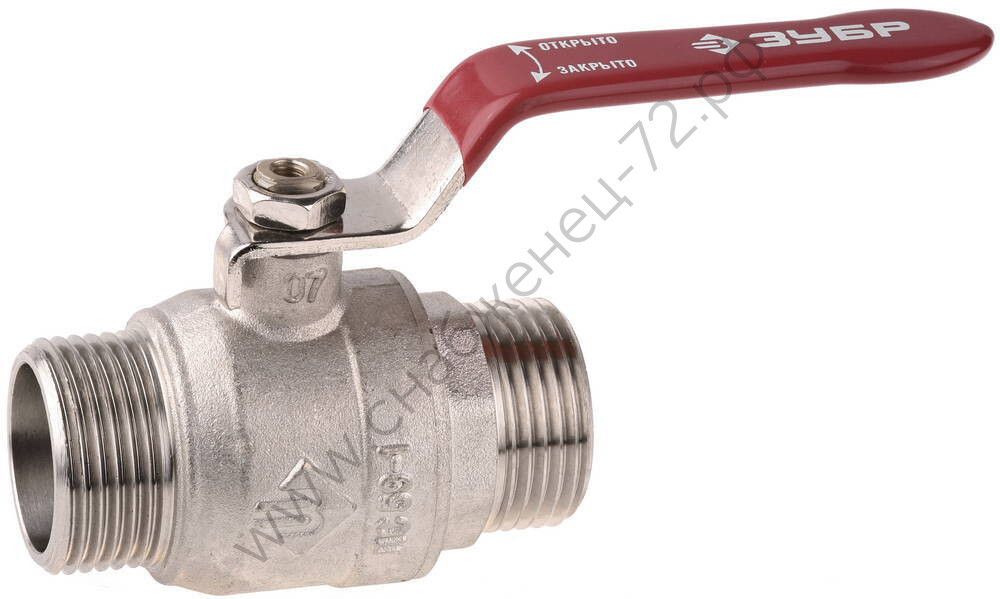 ЗУБР d 3/4″, ″папа-папа″, Шаровой кран (51352-N-3/4)