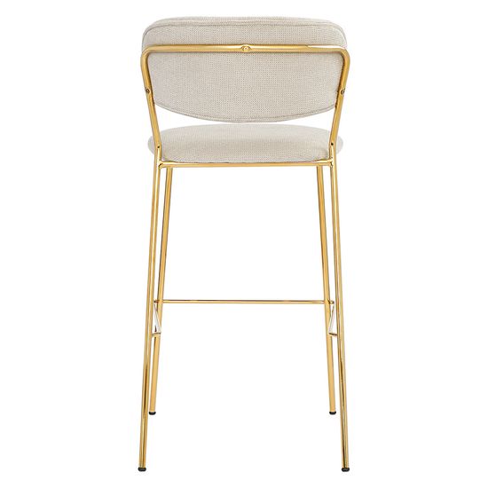 Стул барный eirill, шенилл, серый