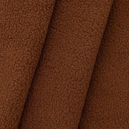 Трикотаж Флис 180 (45 х 50 см, 50 х 50 см +- 2см) цвет коричневый (10216170/130318/0022425, Китай)