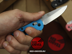 Нож Benchmade 556 Griptilian Mini - небесный нейлон, клинок стоунвош RK/Н38
