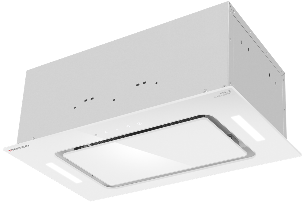 Полновстраиваемая вытяжка Meferi INBOX52WH GLASS COMFORT фото 