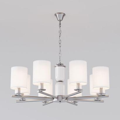 Подвесная люстра Eurosvet Caprera 60146/8 никель