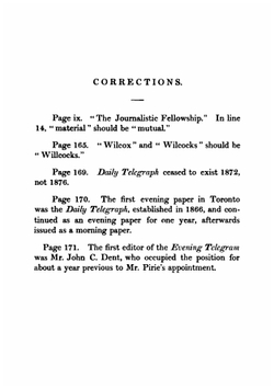 A History of Canadian Journalism in the Several Portions of the Dominion | Arthur Hugh Urquhart Colquhoun