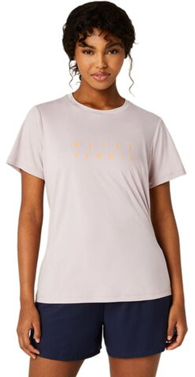 Женская теннисная футболка Asics Court Graphic - Pink