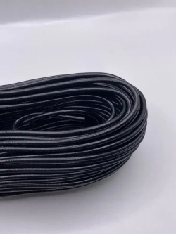 Провод автомобильный для проводки, ПГВА / ПВАМ 1,5 мм, черный цвет 20 метров монтажный