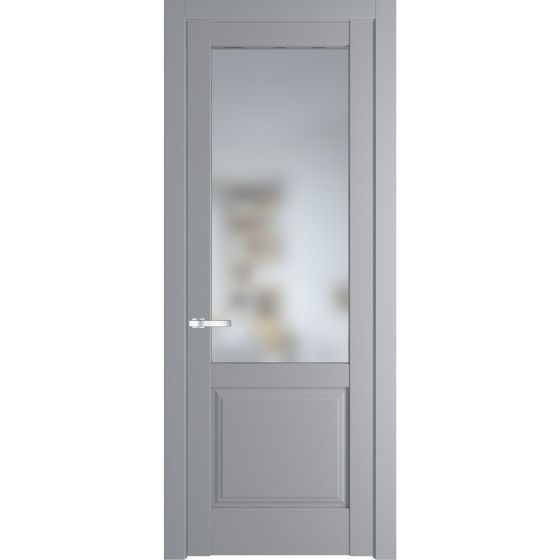 Межкомнатная дверь эмаль Profil Doors 4.2.2PD смоки остеклённая