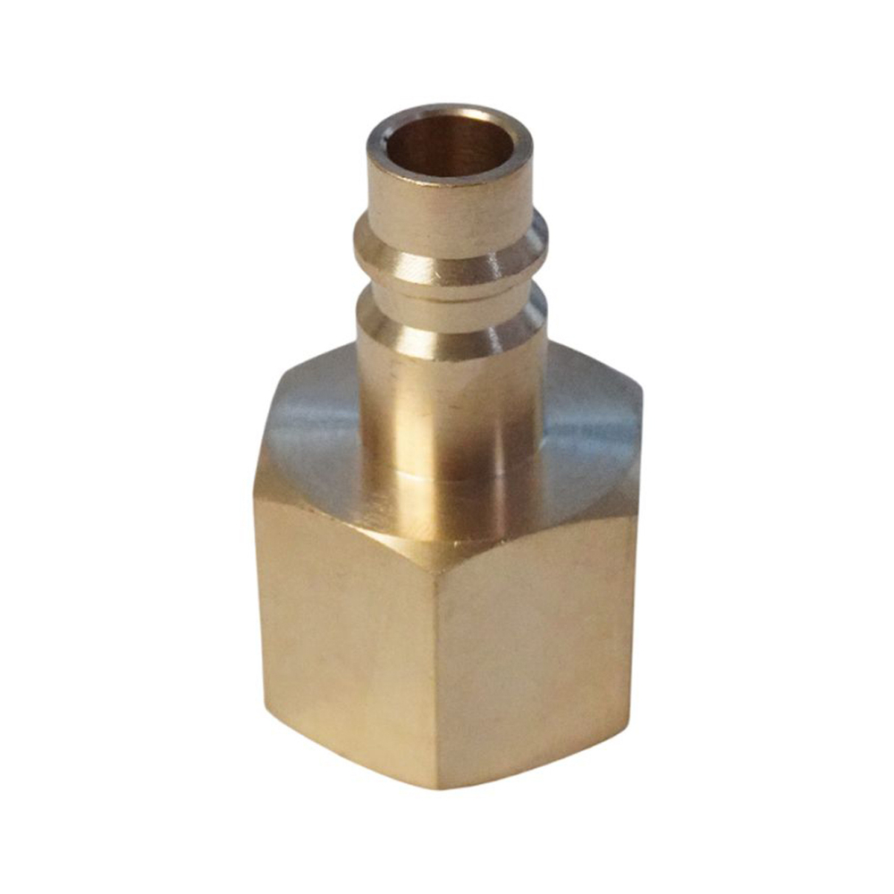 WDK-40PFB Штуцер быстроразъемного соединения  с внутренней резьбой 1/2" BSPT, латунь