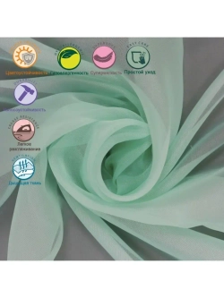 Тюль на кухню короткая 150х300 см