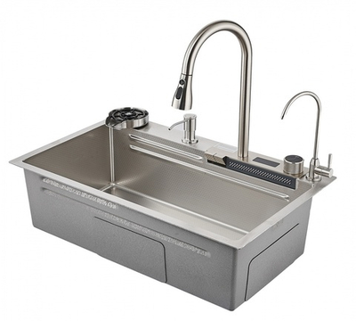 Мойка многофункциональная НЕРЖ (75х46мм) САТИН  САВОЛ