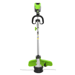 Триммер аккумуляторный Greenworks ST161S, 82V, 1,6 кВт, 43 см, бесщеточный, с 1хАКБ 5 Ач и ЗУ (2112307UB)