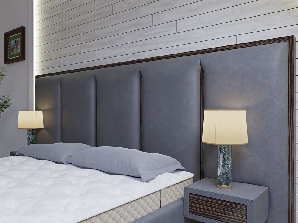 Кровать «NICOLETTA LUX DARK»