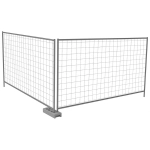 Инвентарное строительное ограждение ИСО Евро 2035, цинк