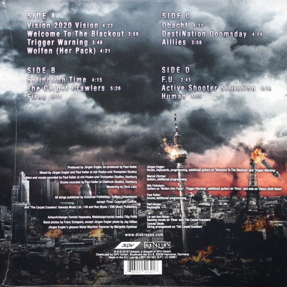 Die Krupps / Vision 2020 Vision (2LP)