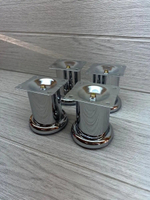 Ножки для мебели металлические высота 6 см 4 штуки