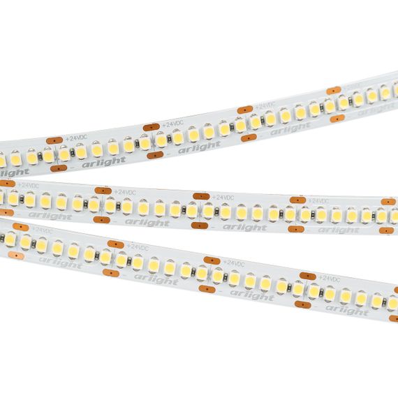 Светодиодная лента Arlight 19,2W/m 240LED/m 3528SMD теплый белый 5M RT-A240-10mm 24V Warm2700 017428(1)