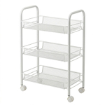 Тележка для ванной комнаты VAGN VIT, 26x44х63, белый