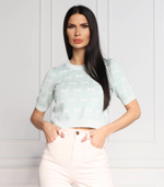 блузка modesto maglia jacquard monogr Pinko - мятный(100215 A0IT)