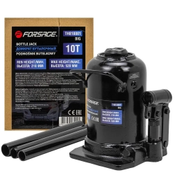 Домкрат бутылочный двухштоковый 10т (h min 210мм, h max 520мм) Forsage F-TH810001 BIG