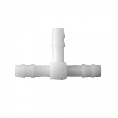 Тройник пластиковый ёлочка 8мм