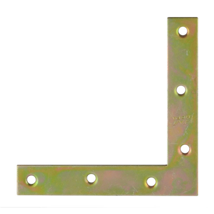 Уголок крепежный плоский Нора-М №1, 100 x 100 x 17 мм
