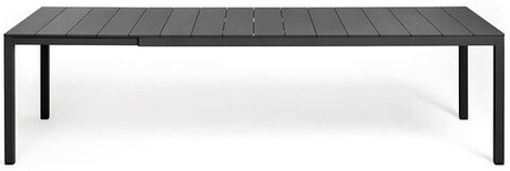 Стол металлический раздвижной Nardi Rio Alu 210 Extensibile, антрацит
