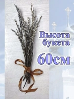 Верба живая Пасхальная букет 60 см