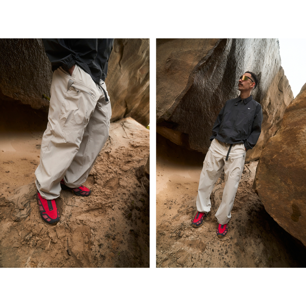 Брюки	Nothomme Blue Pants Outdoor Water-Repellent  "Moon White Gray"