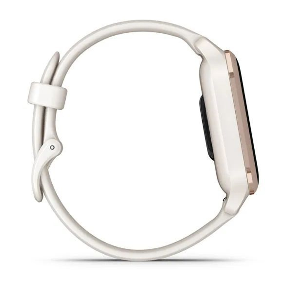 Смарт часы Garmin Venu Sq 2 Music Edition цвет слоновой кости с персиково-золотым алюминиевым безелем