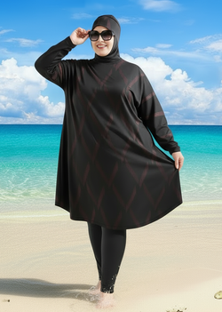 Купальный костюм 17277 ромбы