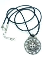 Магический кулон мальтийский крест Звезда Эрцгаммы из стали