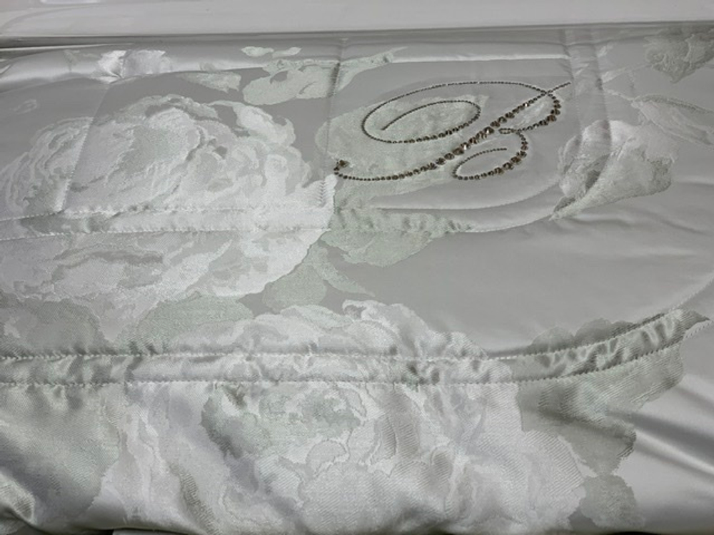 Покрывало 270x270 Blumarine Millelucci silver серебряное