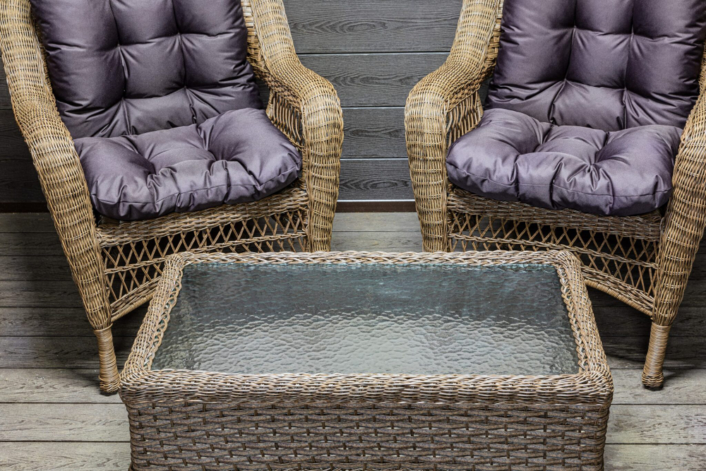 Комплект мебели из искусственного ротанга Мэдисон (Medison) Balcony Set с подушками на сидение и спинку