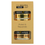 Mason Natural, Крем для кожи с кокосовым маслом + крем для кожи премиального качества с коллагеном, 2 шт. В упаковке, 57 г (2 унции)