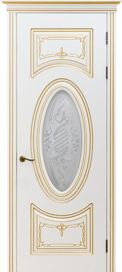 Дверь межкомнатная GEONA Гармония софт айс СП/ дуб филадельфия шоколад