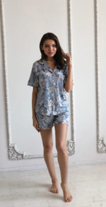 Пижама шорты и рубашка 2021