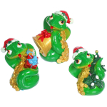 Фигурка новогодняя «Змея с подарками» 7*7*11 см, микс