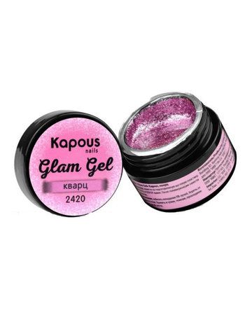 Гель-краска «Glam Gel», кварц, 5 мл