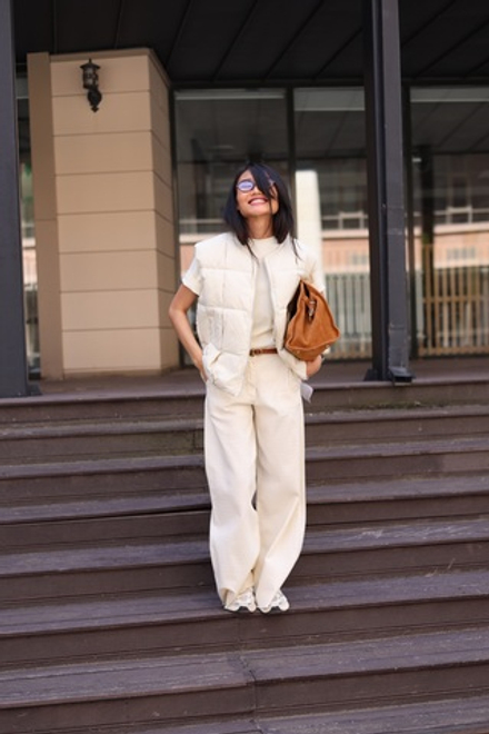 брюки прямого кроя