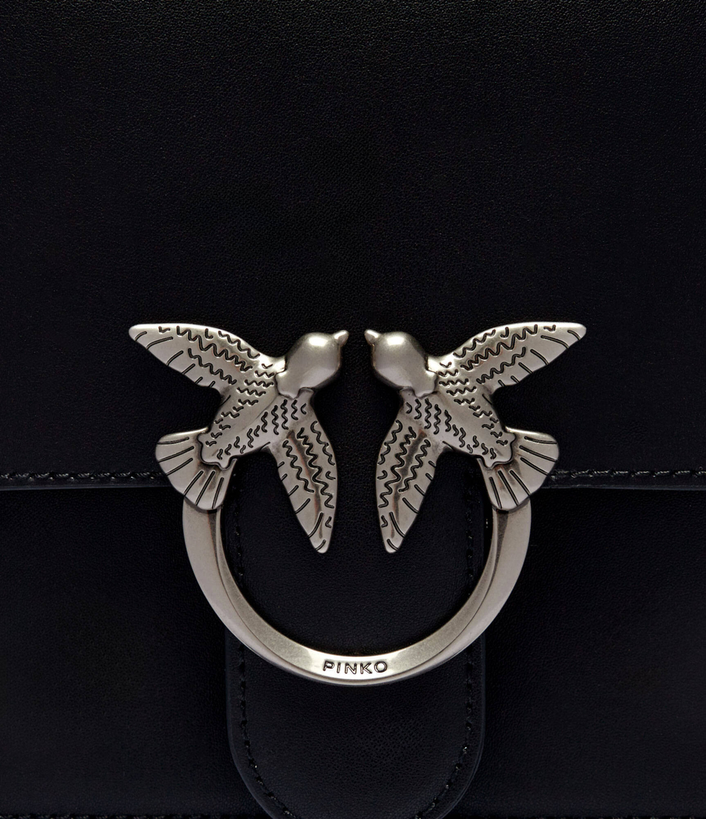 Кожаная сумка-трапеция LOVE ONE Pinko - черный(100066 A0F1)