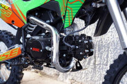 Питбайк BSE EX125 17/14 Green Orange Ant (020)