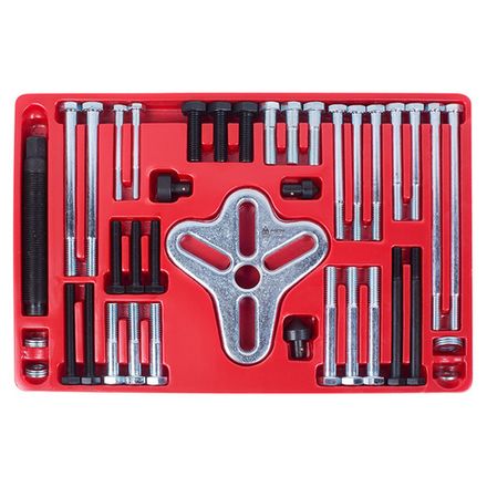 Цена на МАСТАК (103-20046) Съемник шкивов, 25-100 мм, 46 предметов