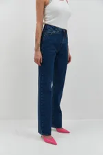 Джинсы женские Miracle Apparel 2255 Straight Dark Blue