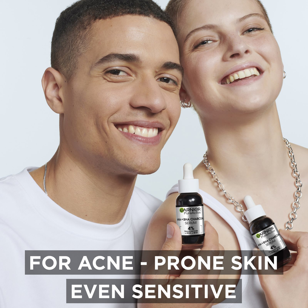 Garnier Pure Active Charcoal - сыворотка против несовершенств кожи /   30  ml  / GTIN 3600542497954